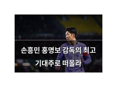 손흥민 홍명보 감독의 최고 기대주로 떠올라